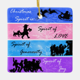 kerstgeest keramisch ornament