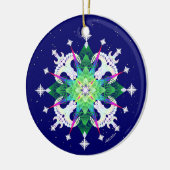 Kerstgeest Keramisch Ornament (Links)