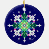 Kerstgeest Keramisch Ornament (Achterkant)