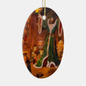 Kerstgeest Keramisch Ornament (Rechts)