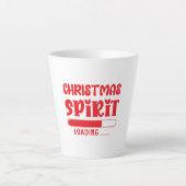 kerstgeest latte mok (Voorkant)