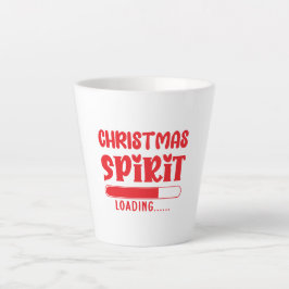 kerstgeest latte mok
