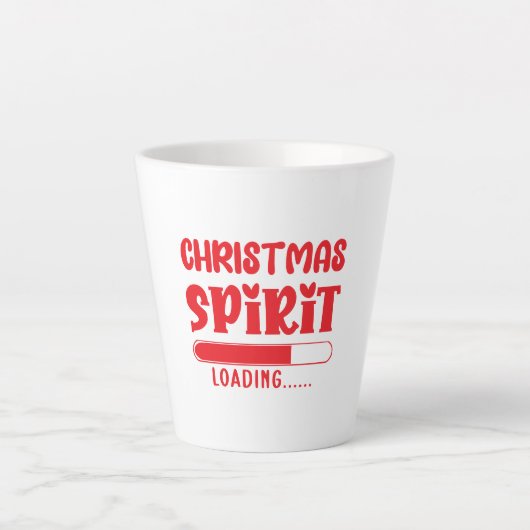 kerstgeest latte mok (Voorkant)