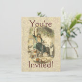 Kerstgeest tegenwoordige tijd Scrooge Kaart (Staand voorkant)