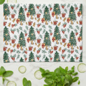 kerstgeest theedoek (Gevouwen)