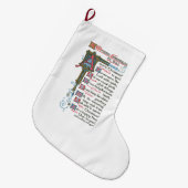 Kerstgeest vieren Jezus Christus Stocking Grote Kerstsok (Voorkant (Hangend))