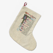 Kerstgeest vieren Jezus Christus Stocking Grote Kerstsok (Voorkant (Hangend))