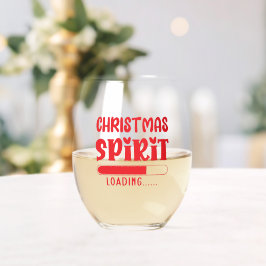 kerstgeest wijnglas zonder voet