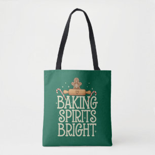 Kerstgeesten opvrolijken Kerst Morsig Kerstmis Ban Tote Bag