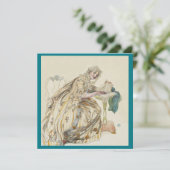 kerstgeheim feestdagenkaart (Staand voorkant)