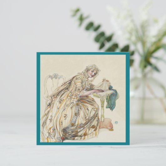 kerstgeheim feestdagenkaart (Staand voorkant)