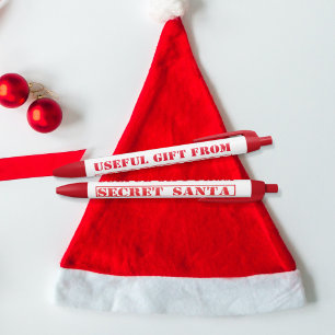 kerstgeheim kerstcadeaupen met cadeauholiday zwarte inkt pen