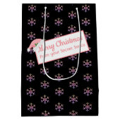 kerstgeheim kerstkerstkerstkerstkerstkerstman, zwa medium cadeauzakje (Achterkant)