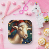 kerstgeit 1 papieren bordje (Feest)