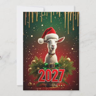 Kerstgeit 2027   Grappige Lieve Kerstgroet Kaart