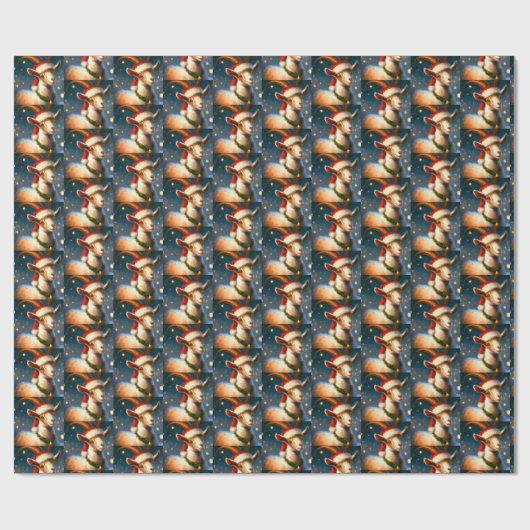 Kerstgeit 2 cadeaupapier (Vlak)