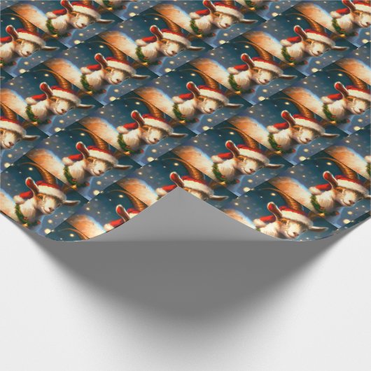 Kerstgeit 2 cadeaupapier (Hoek)