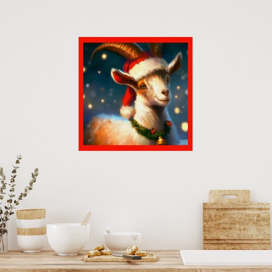 Kerstgeit 2 poster (Keuken)