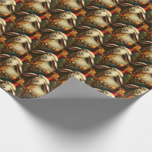 Kerstgeit 3 cadeaupapier (Hoek)