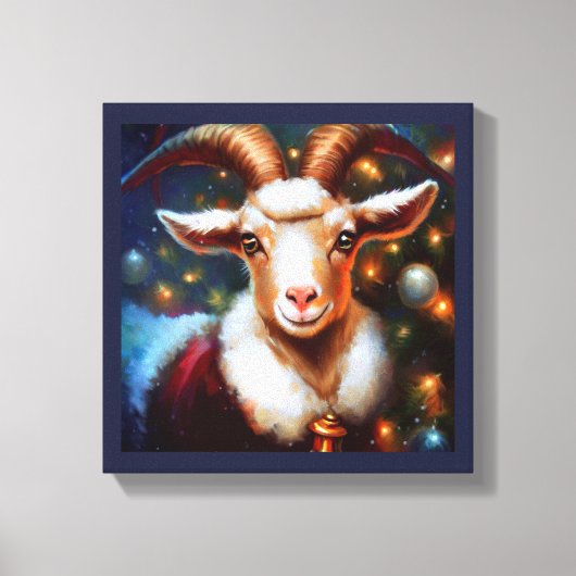 Kerstgeit 4 canvas afdruk (Voorkant)