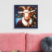 Kerstgeit 4 canvas afdruk (Insitu (Woonkamer))