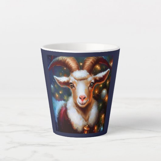 Kerstgeit 4 latte mok (Voorkant)