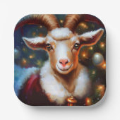 Kerstgeit 4 papieren bordje (Voorkant)