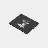 kerstgeit in de boom Funny Santa Goat Lover Gift Post-it® Notes (Schuin)