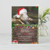 kerstgeit kaart (Staand voorkant)