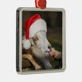 kerstgeit metalen ornament (Rechts)