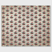  kerstgeit Nubian Kind Wreater Small Cadeaupapier (Vlak)