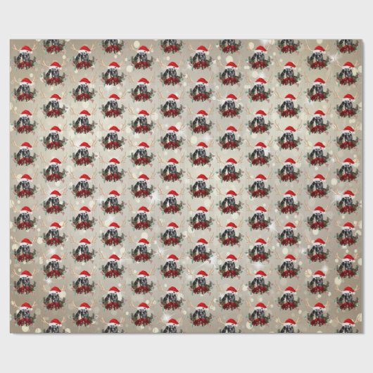  kerstgeit Nubian Kind Wreater Small Cadeaupapier (Vlak)