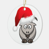 Kerstgeit online boerenbedrijf keramisch ornament (Links)
