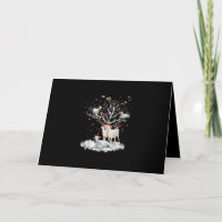 Kerstgeit Op Boom Grappige Kerstman Geit Liefhebbe