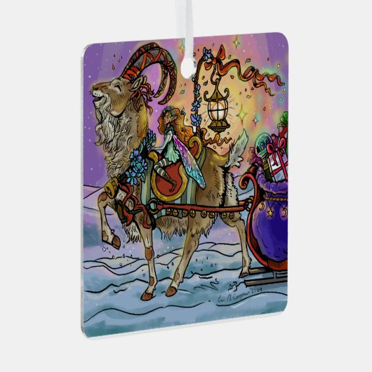 Kerstgeit Ornament (Voorkant Rechts)