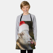 kerstgeit schort (Gedragen)