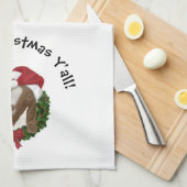 Kerstgeit Tea Towel Theedoek (Quarter Fold)