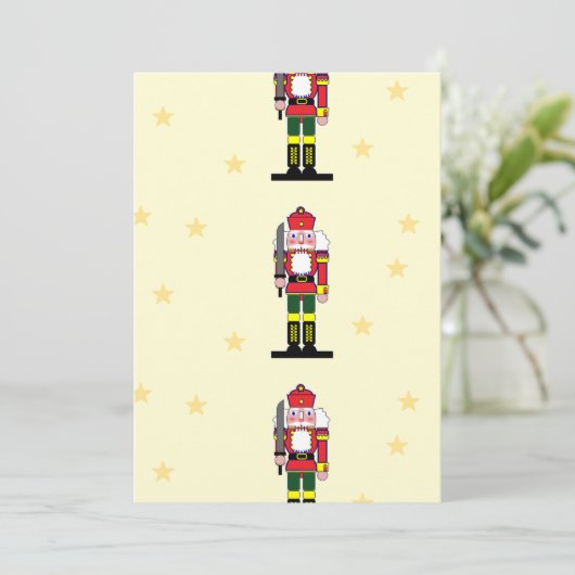 kerstgek advieskaart (Staand voorkant)