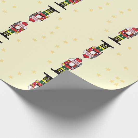 kerstgek cadeaupapier (Hoek)