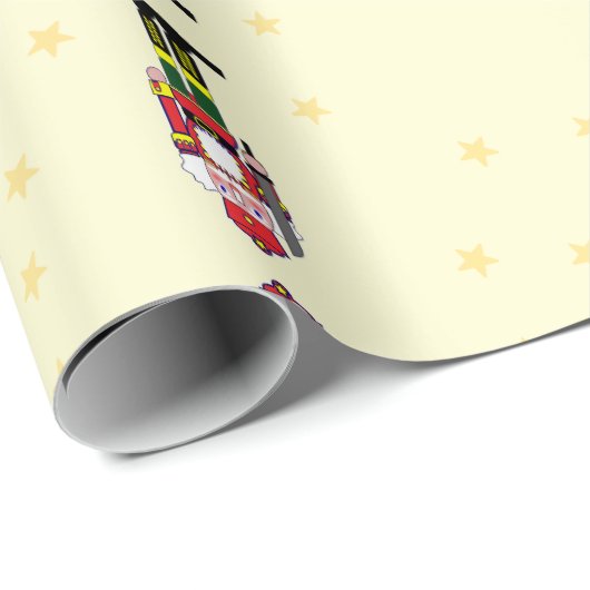 kerstgek cadeaupapier (Rol Hoek)