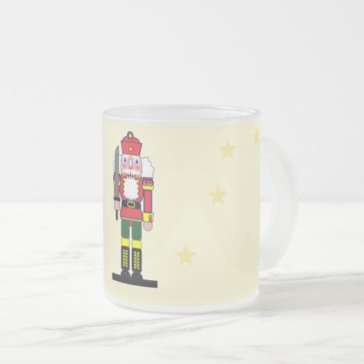 kerstgek matglas koffiemok (Voorkant rechts)