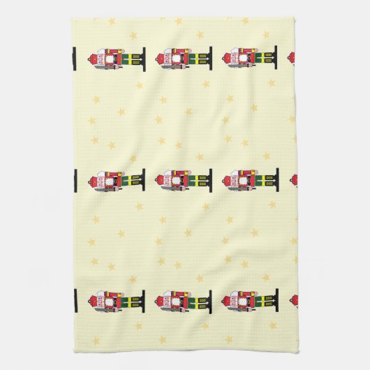 kerstgek theedoek (Verticaal)