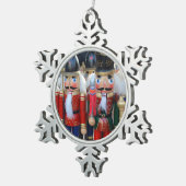kerstgek tin sneeuwvlok ornament (Rechts)