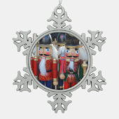 kerstgek tin sneeuwvlok ornament (Voorkant)
