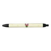 kerstgek zwarte inkt pen (Voorkant)