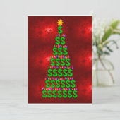 Kerstgeld Kaart (Staand voorkant)