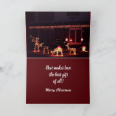 KERSTGELD KAN GEEN LOVE CARD KOPEN FEESTDAGEN KAART (Binnen)