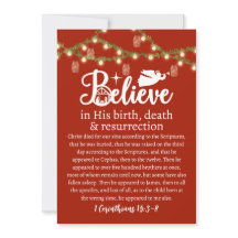 Kerstgeloof: Jezus Nativiteitslicht Rood Mason Lic