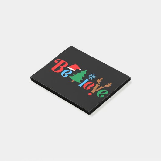 Kerstgeloof Post-it® Notes (Schuin)