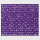 Kerstgeloof Tekst en Snowflakes Cadeaupapier (Vlak)